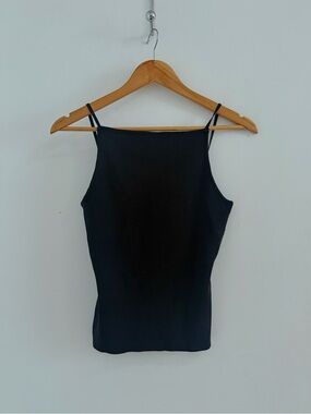 Commense Black Spaghetti Strap Tank
